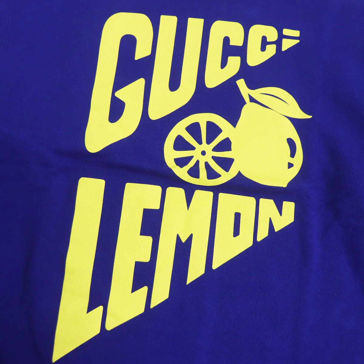 GUCCI sweat Main: 100% cotton blue mens S