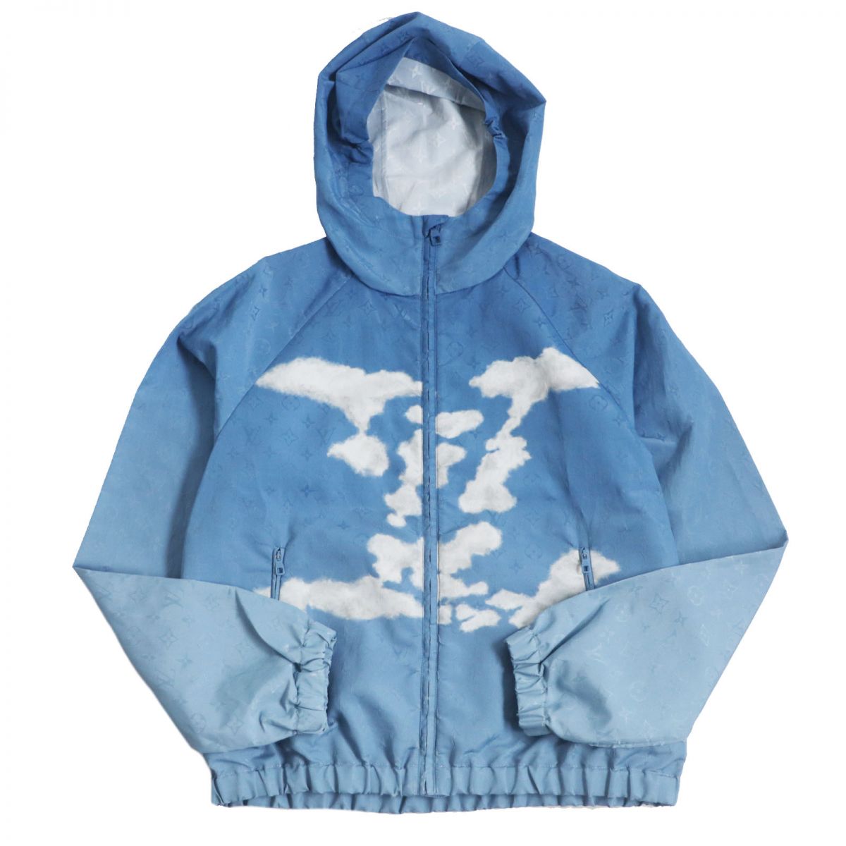 LOUIS VUITTON Blouson Main: 85% nylon, Main: 15% polyester Light blue mens 46