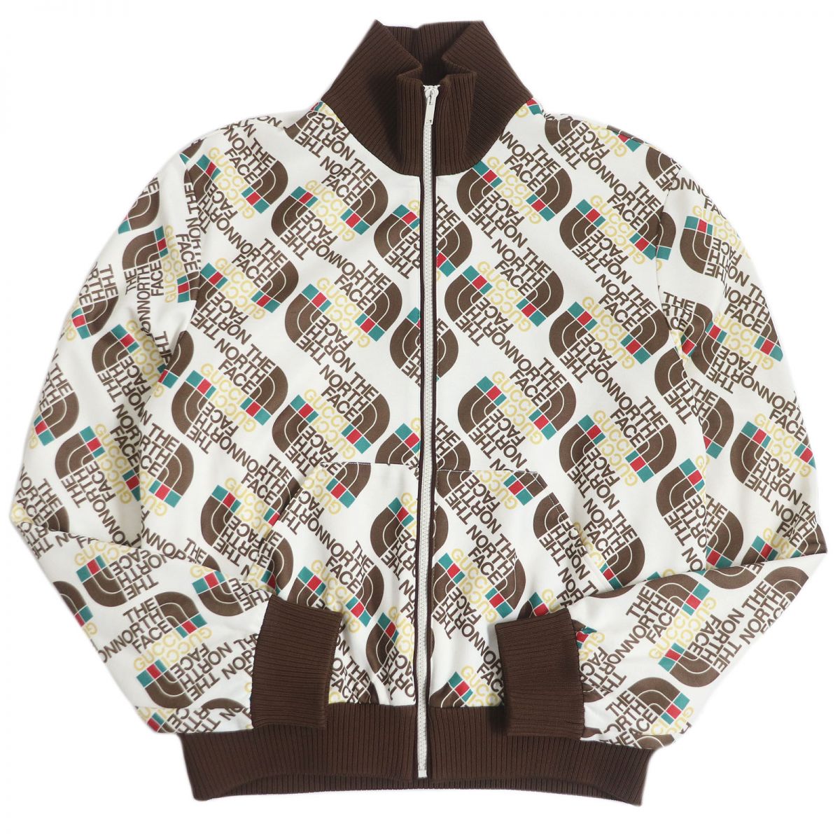 GUCCI Jersey Outer: 55% polyester, Outer: 45% cotton, Lining: 100% polyester, Part: 93% polyester, Part: 5% polyamide, Part: 2% elastane White type mens S