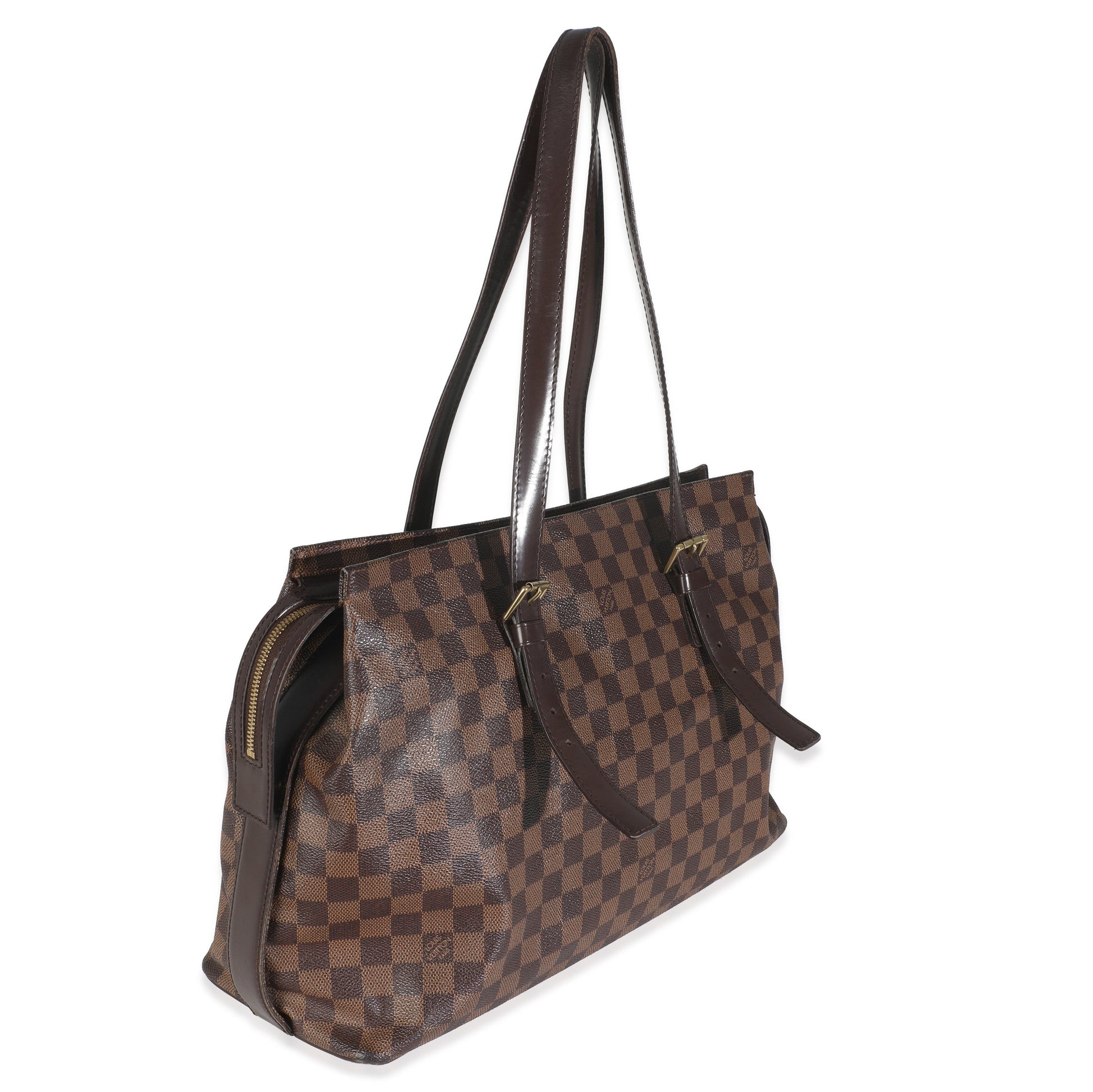 Louis Vuitton Damier Ebene Canvas Chelsea Zip Tote