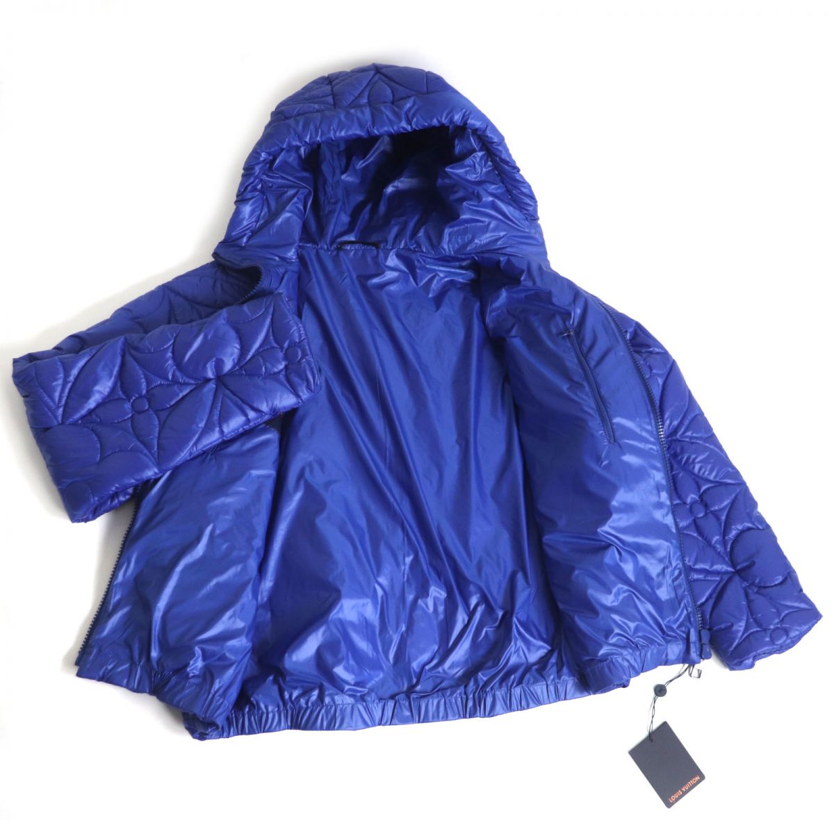 LOUIS VUITTON Blouson Outer: 100% polyester, Lining: 100% cotton, Filling: 100% polyester Blue france mens 50