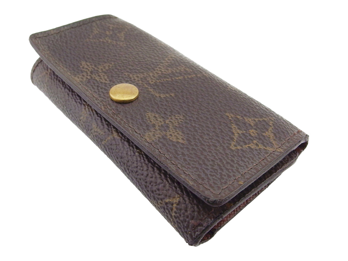 LOUIS VUITTON Key case Key holder M62631 Brown beige Multicles4