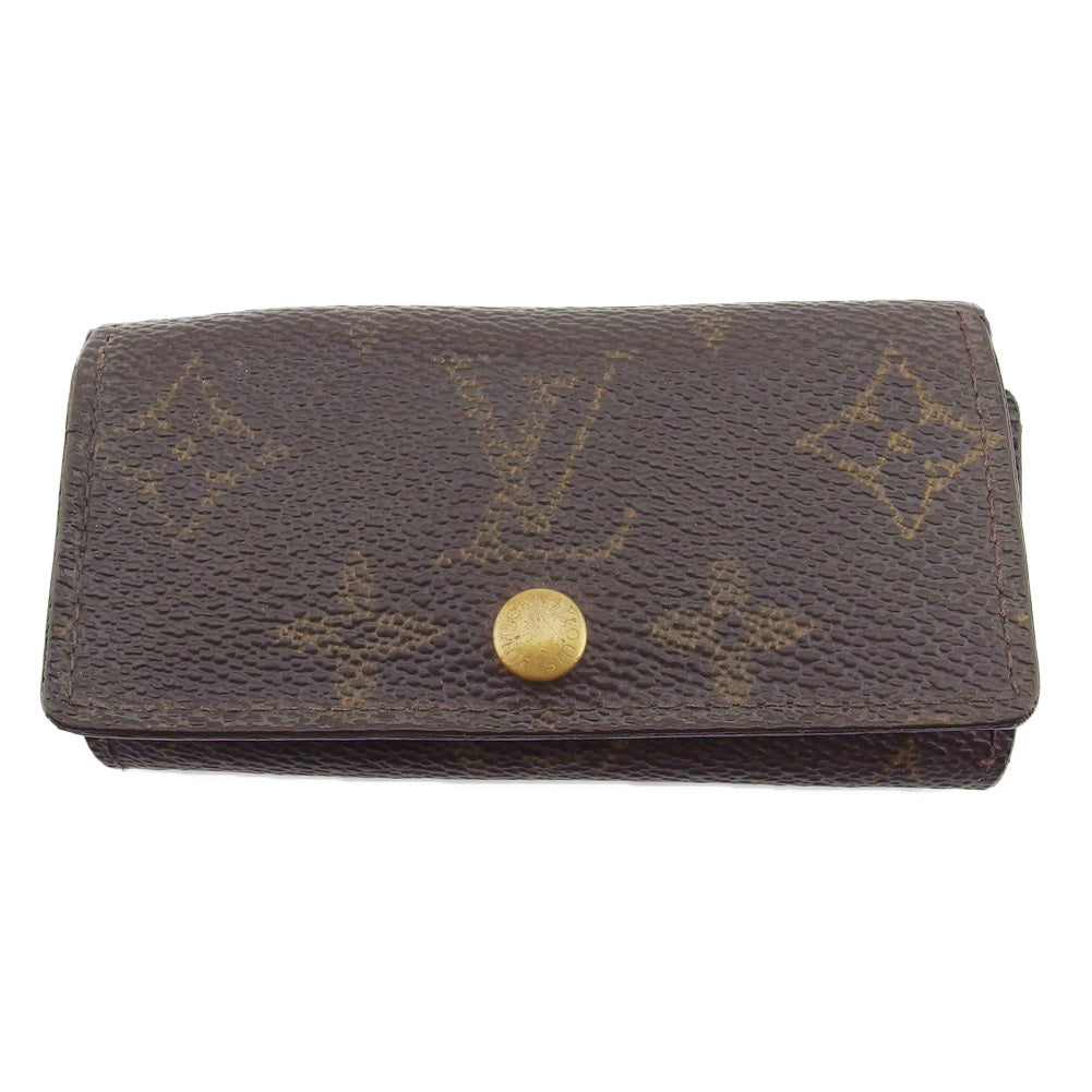 LOUIS VUITTON Key case Key holder M62631 Brown beige Multicles4