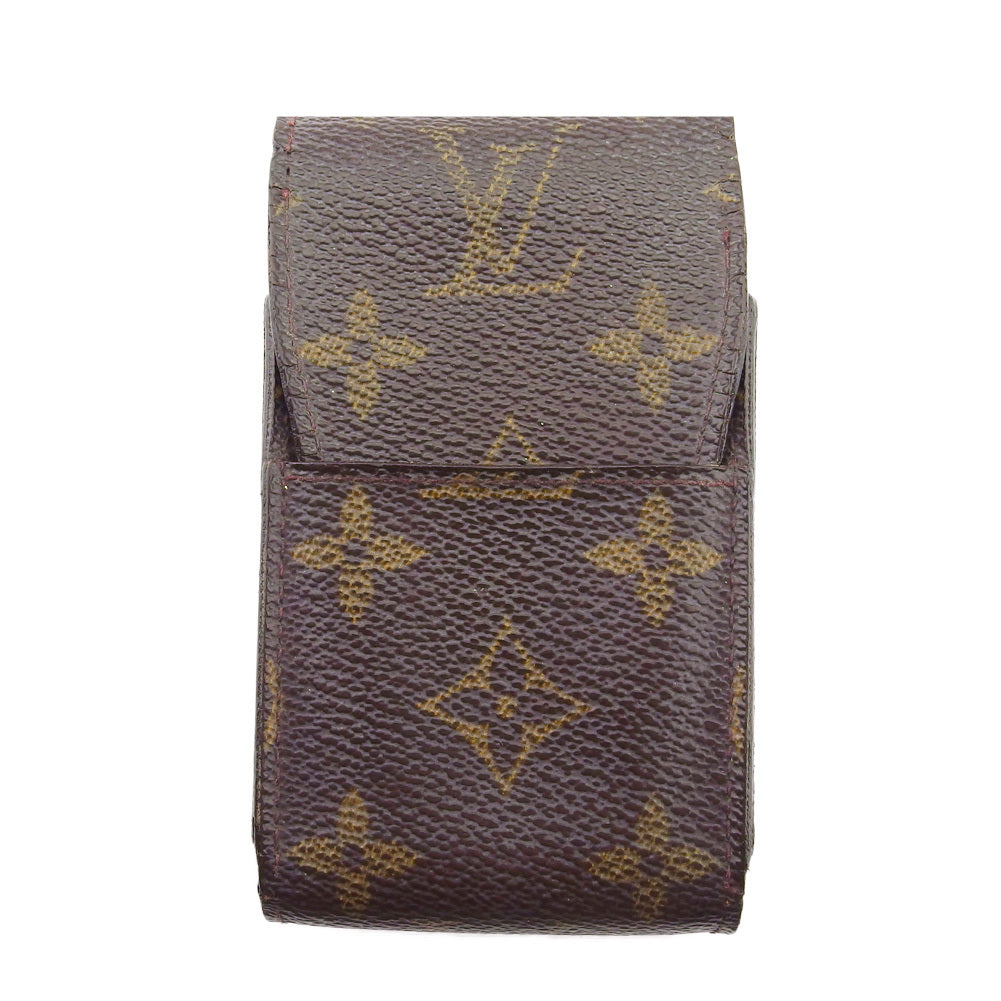LOUIS VUITTON Cigarette case M63024 Brown beige Etui cigarette