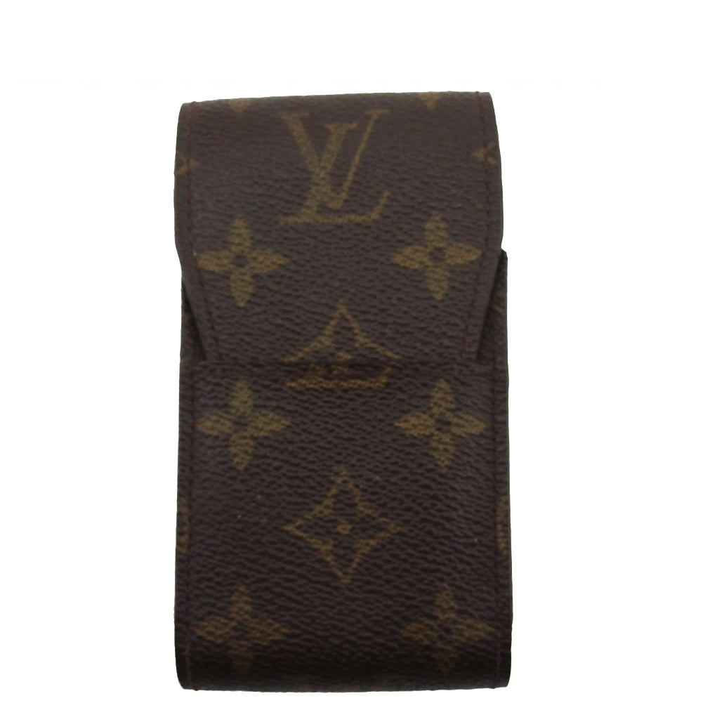 LOUIS VUITTON Cigarette case M63024 Brown beige Etui cigarette