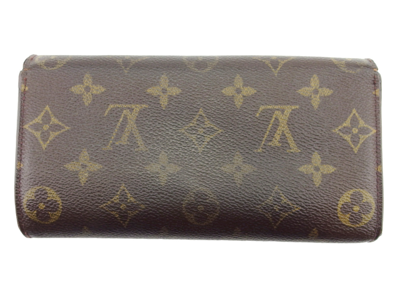 LOUIS VUITTON Long Wallet Purse M61726 Brown beige Pochette Porto MonÃ©credi