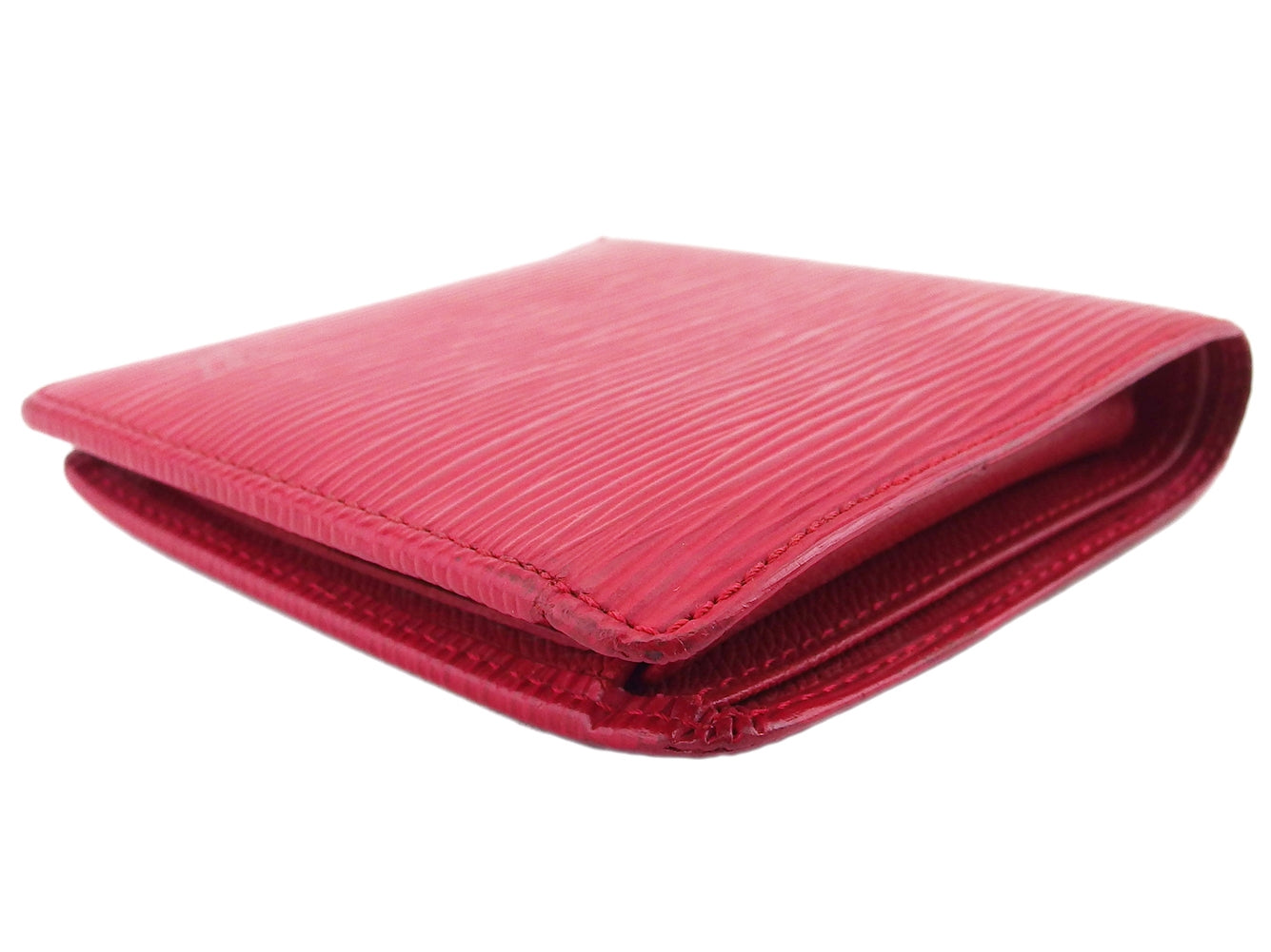 LOUIS VUITTON Bifold Wallet M63547 Red Porte Billets Cartes Crdit Monet