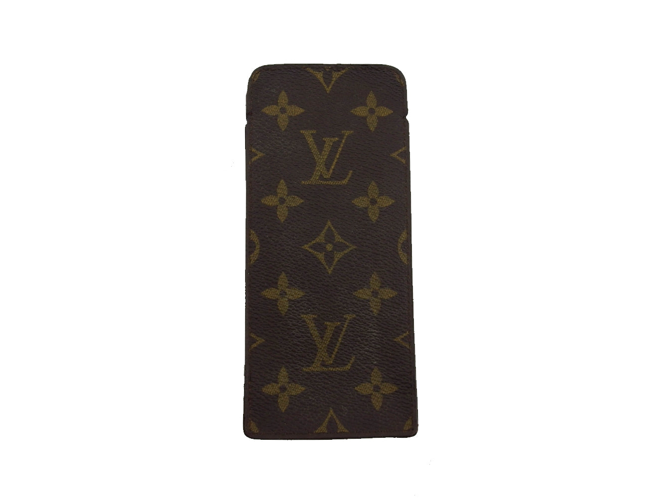 LOUIS VUITTON glasses case No.148 Brown beige vintage