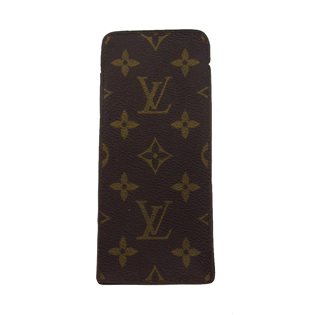 LOUIS VUITTON glasses case No.148 Brown beige vintage