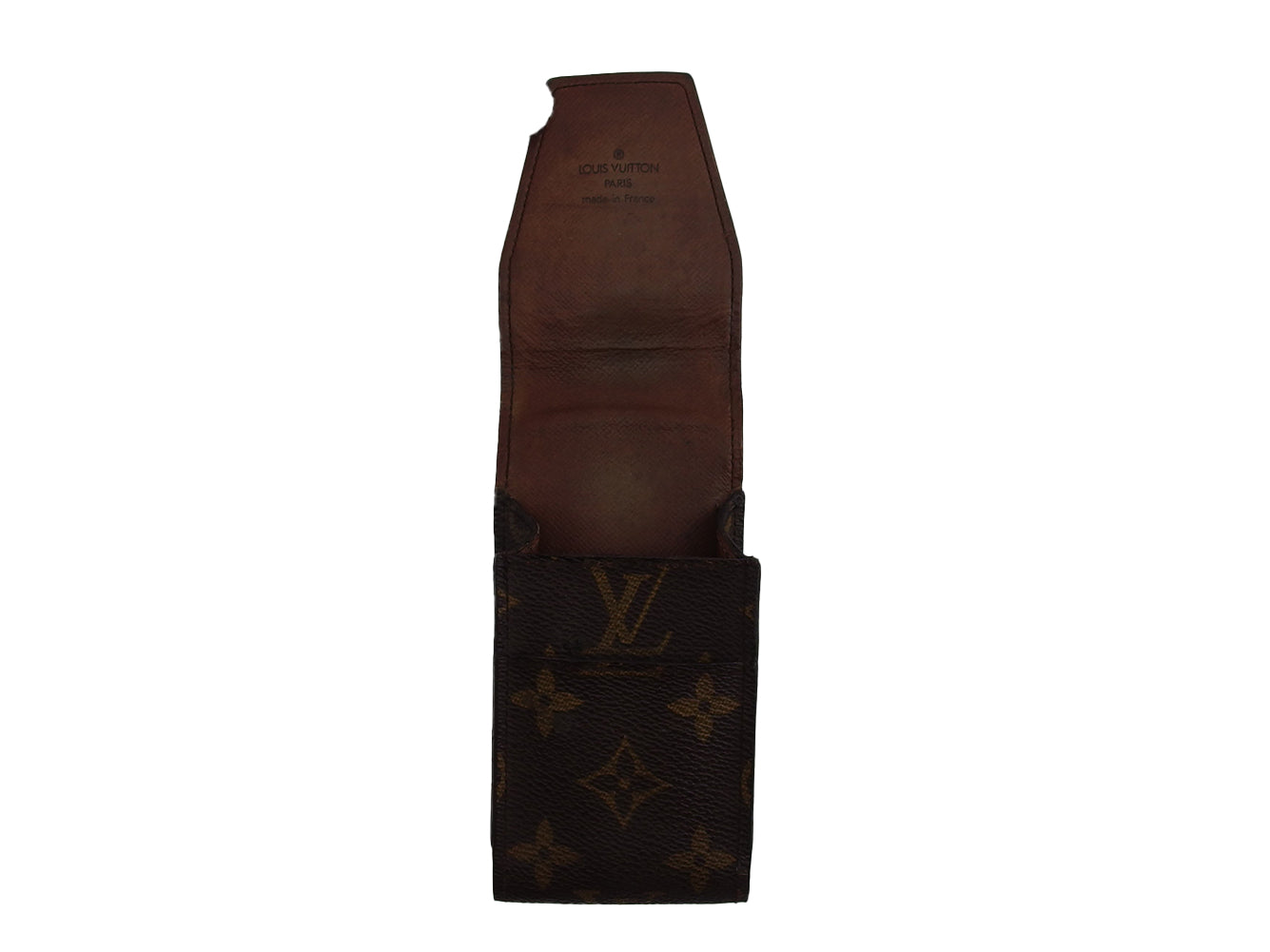LOUIS VUITTON Cigarette case M63024 Brown beige Etui cigarette