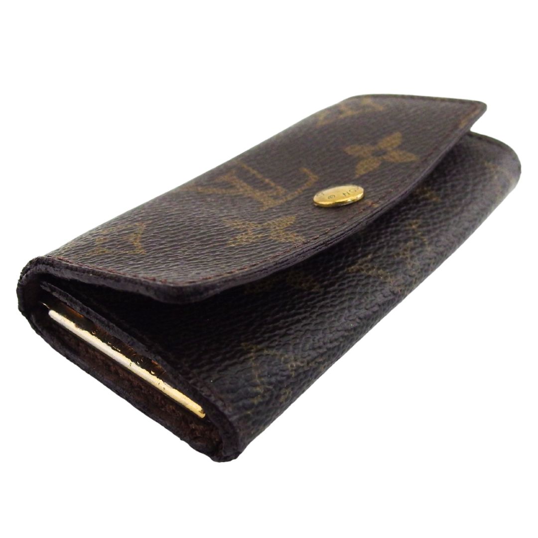 LOUIS VUITTON Key case Key holder M62631 Brown beige Multicles4