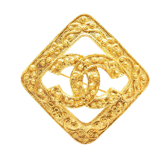 Chanel Coco Mark Brooch Classic Flap Tote