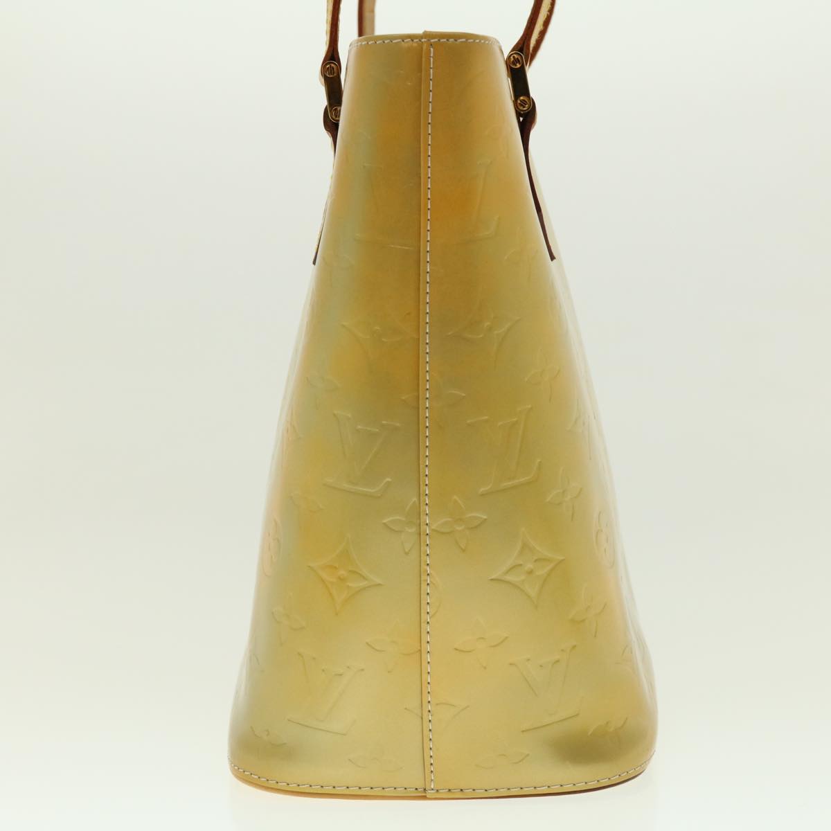 LOUIS VUITTON Monogram Vernis Houston Hand Bag Gris M91053 LV tb601
