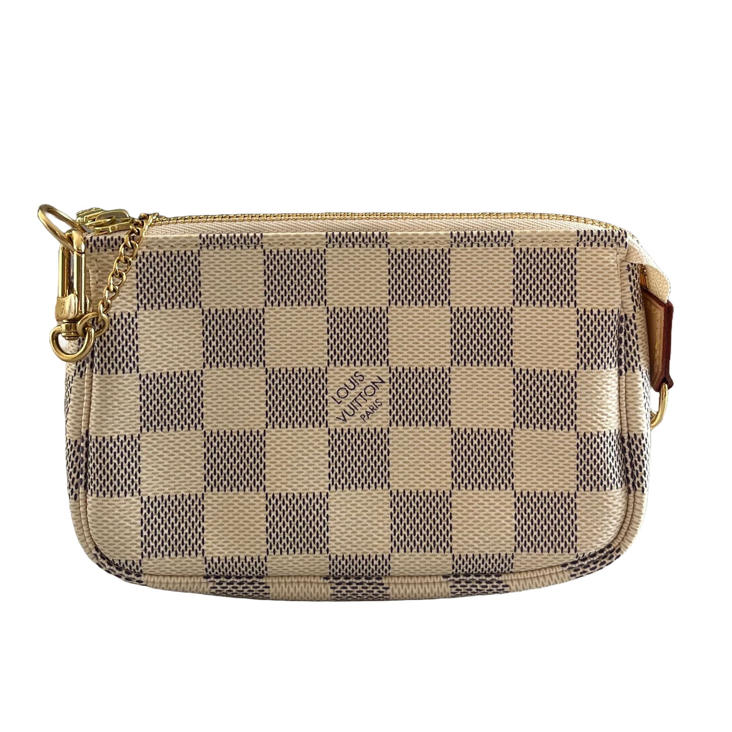 Louis Vuitton Mini Pochette Accessories Damier Azur