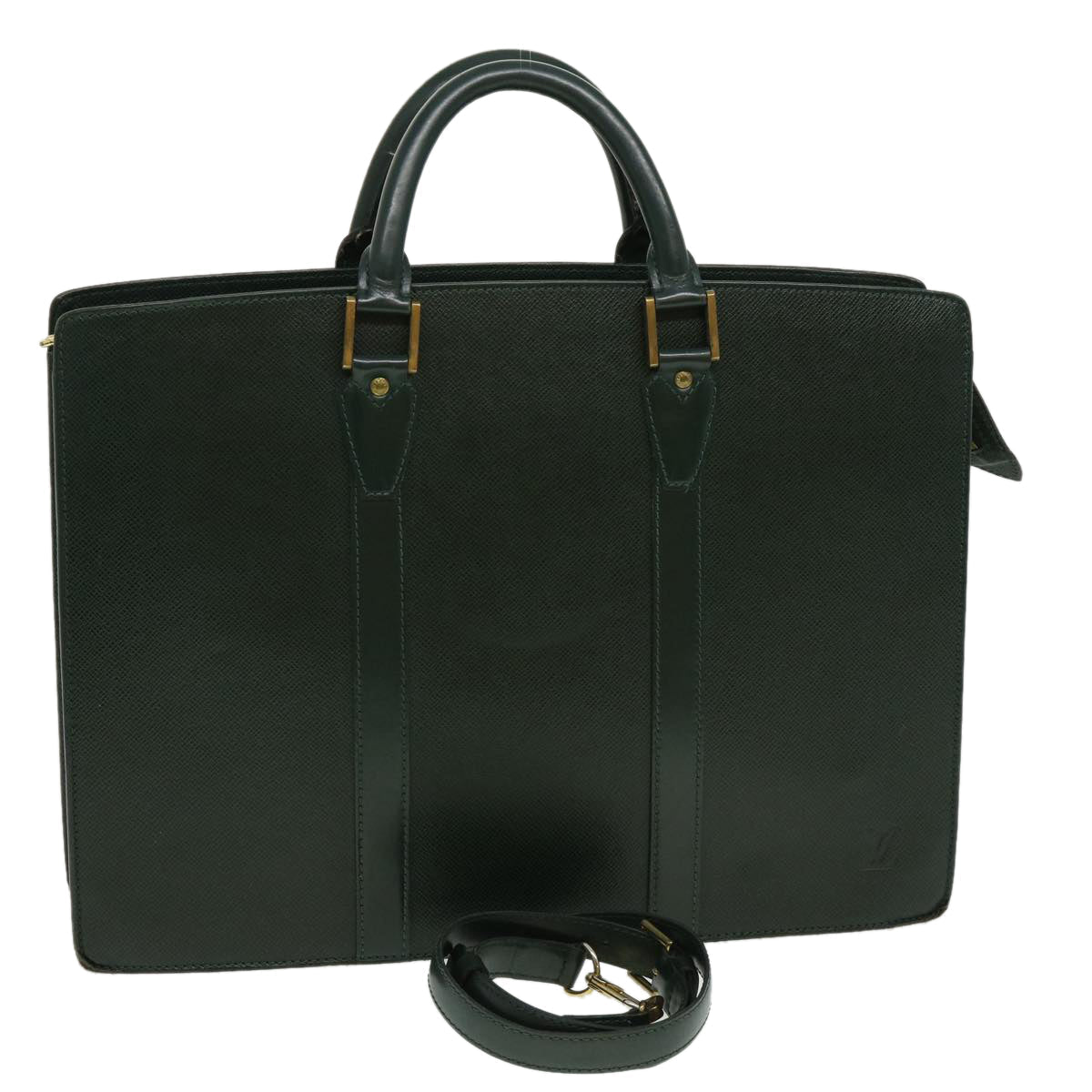 LOUIS VUITTON Taiga Porte Documnts Rozan Business Bag Epicea Auth th2713