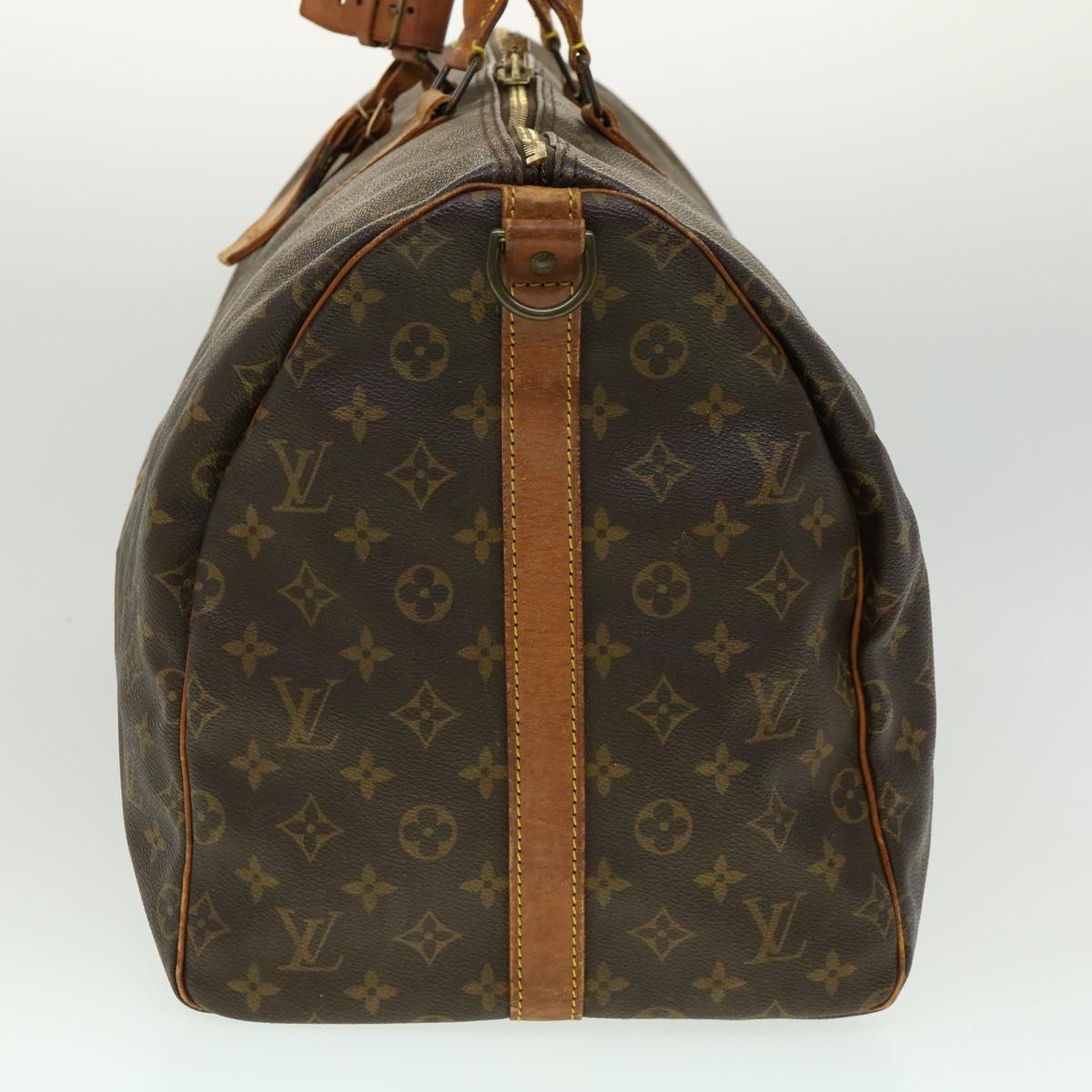 LOUIS VUITTON Monogram Keepall Bandouliere 55 Boston Bag M41414 LV Auth th2833