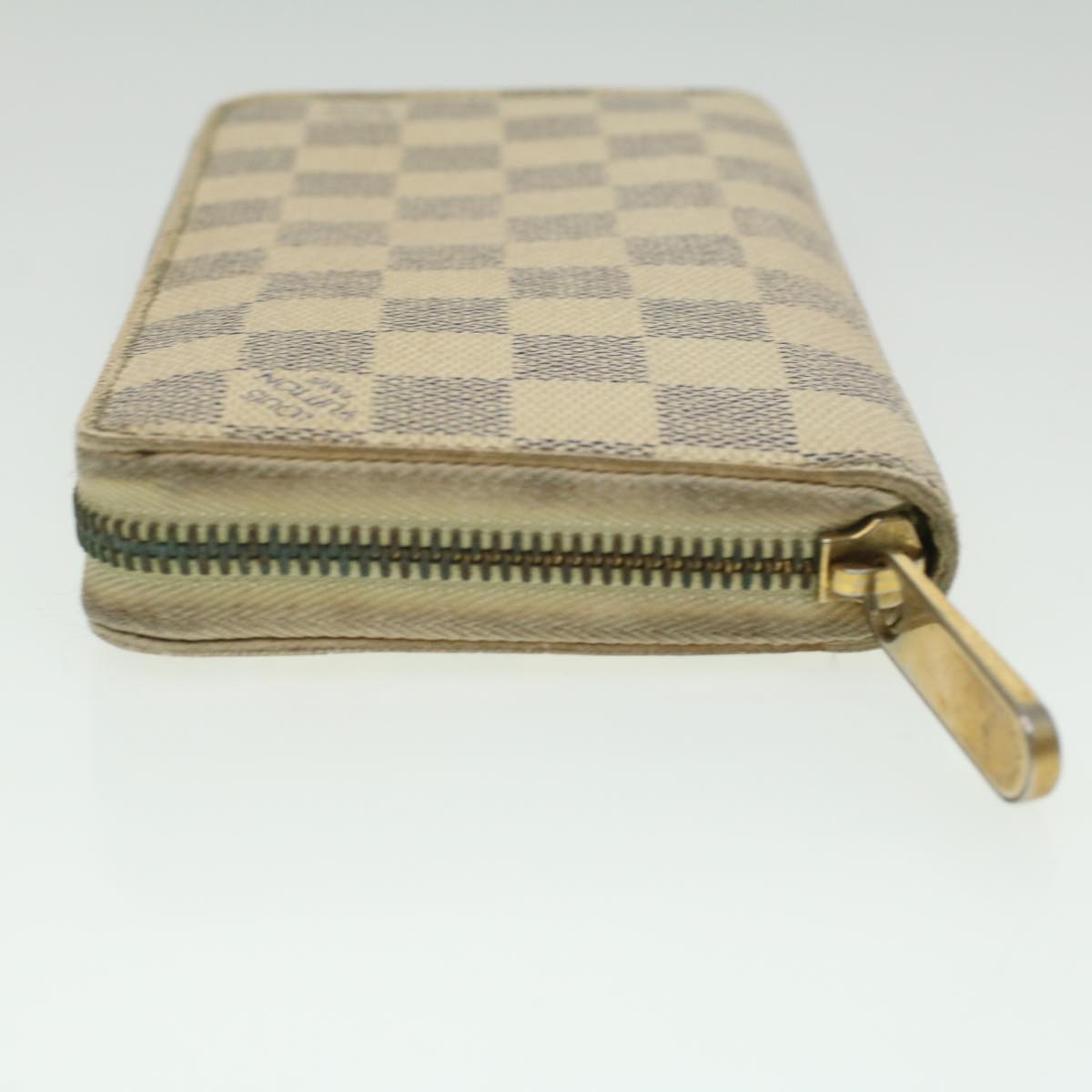 LOUIS VUITTON Damier Azur Zippy Wallet Long Wallet N60019 LV Auth th3379