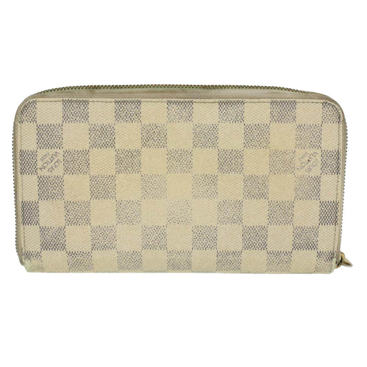 LOUIS VUITTON Damier Azur Zippy Organizer Long Wallet N60012 LV Auth th3380