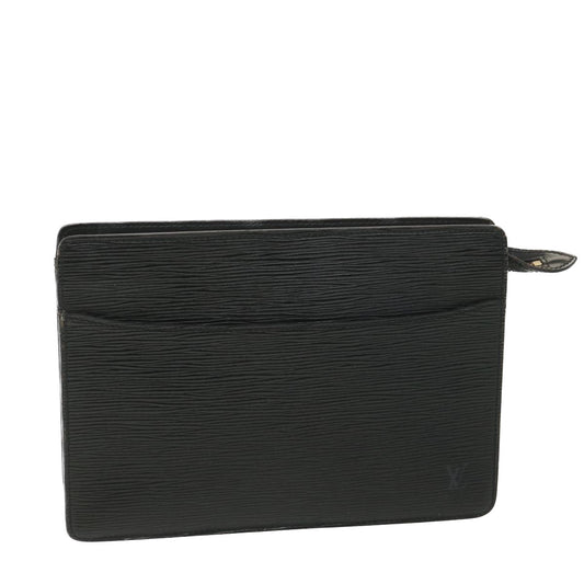 LOUIS VUITTON Epi Pochette Homme Clutch Bag Noir M52522 LV th3471