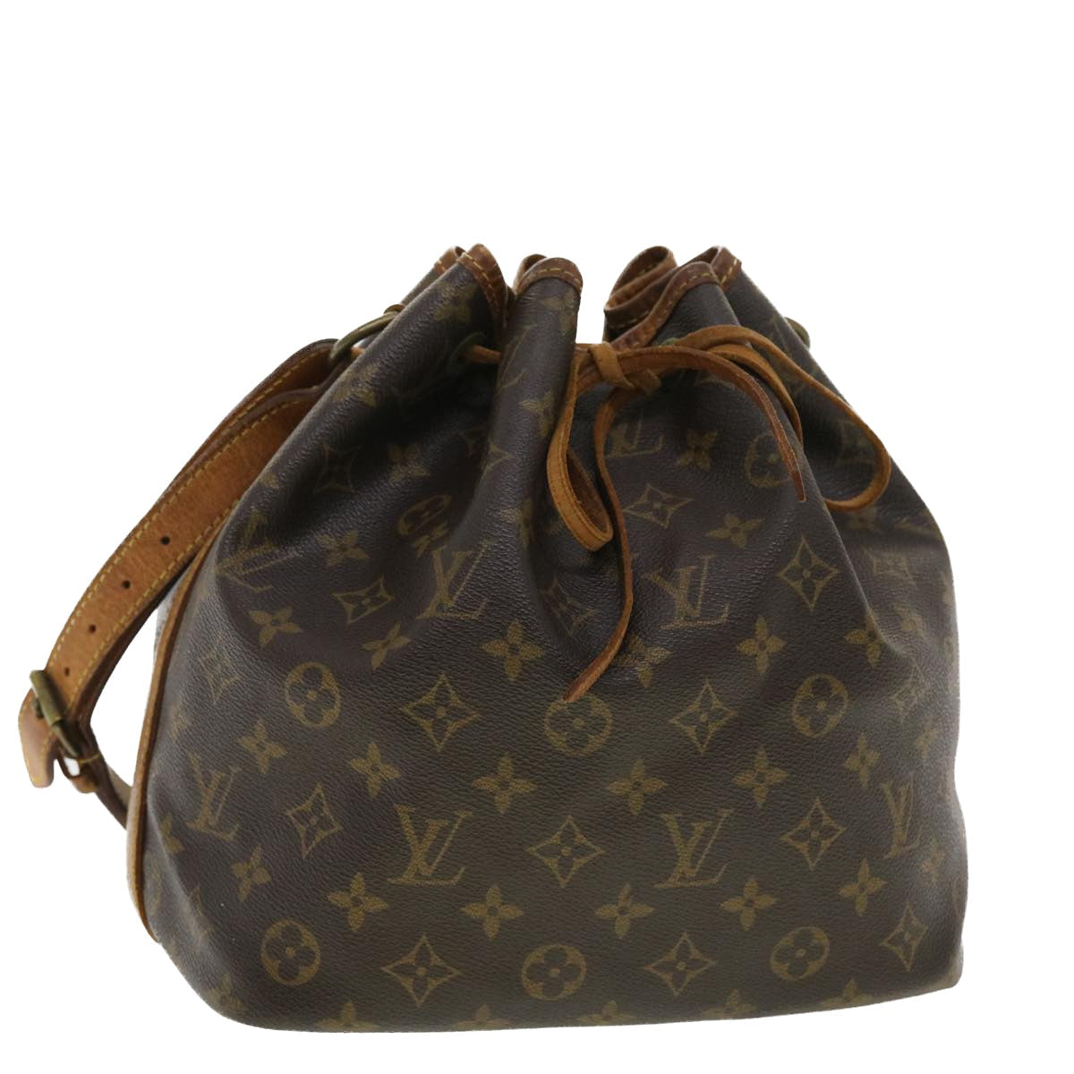 LOUIS VUITTON Monogram Petit Noe Shoulder Bag M42226 LV th3549