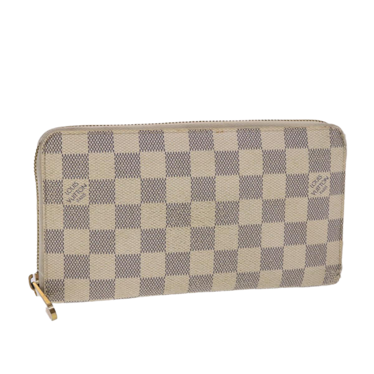 LOUIS VUITTON Damier Azur Zippy Organizer Long Wallet N60012 LV  th3845