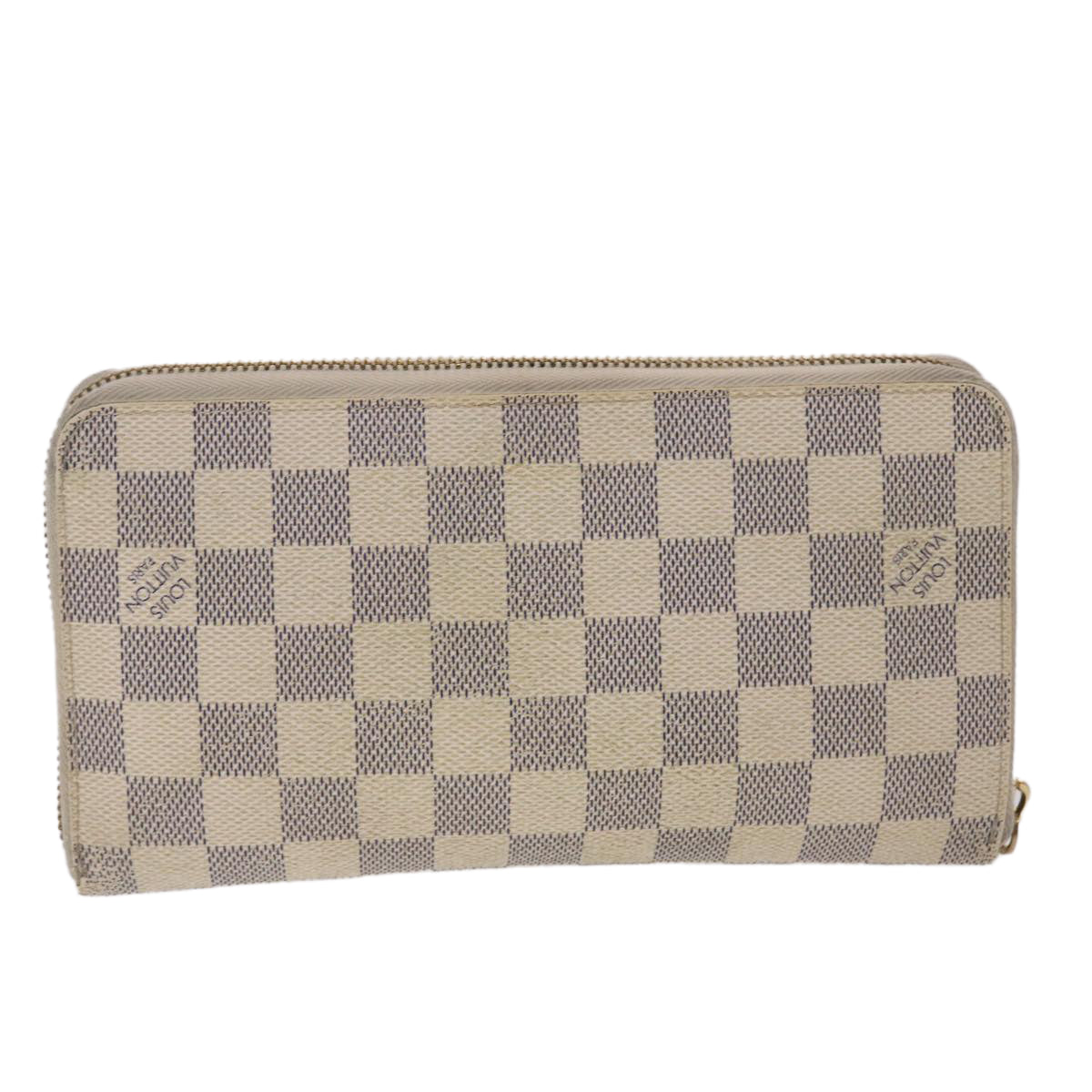 LOUIS VUITTON Damier Azur Zippy Organizer Long Wallet N60012 LV  th3845