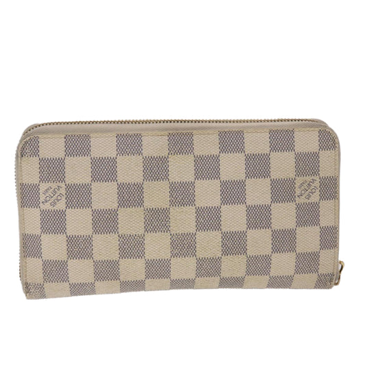 LOUIS VUITTON Damier Azur Zippy Organizer Long Wallet N60012 LV  th3845