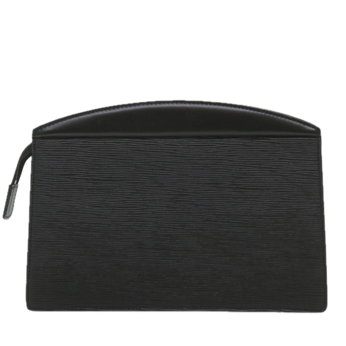LOUIS VUITTON Epi Trousse Crete Clutch Bag Black M48402 LV Auth th4304