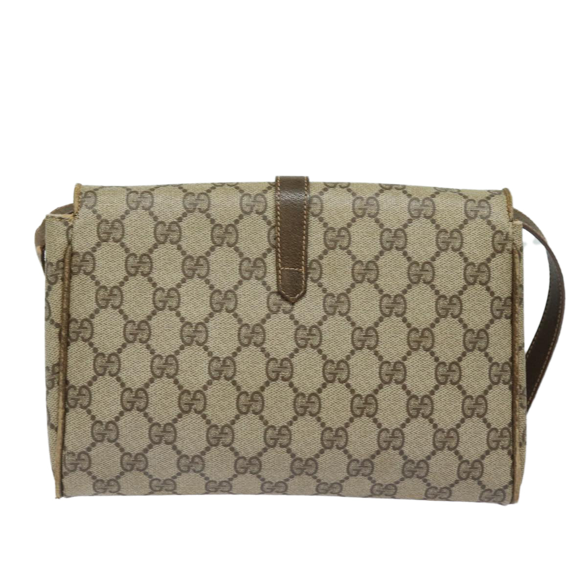 Gucci Leather Canvas Shoulder Bag