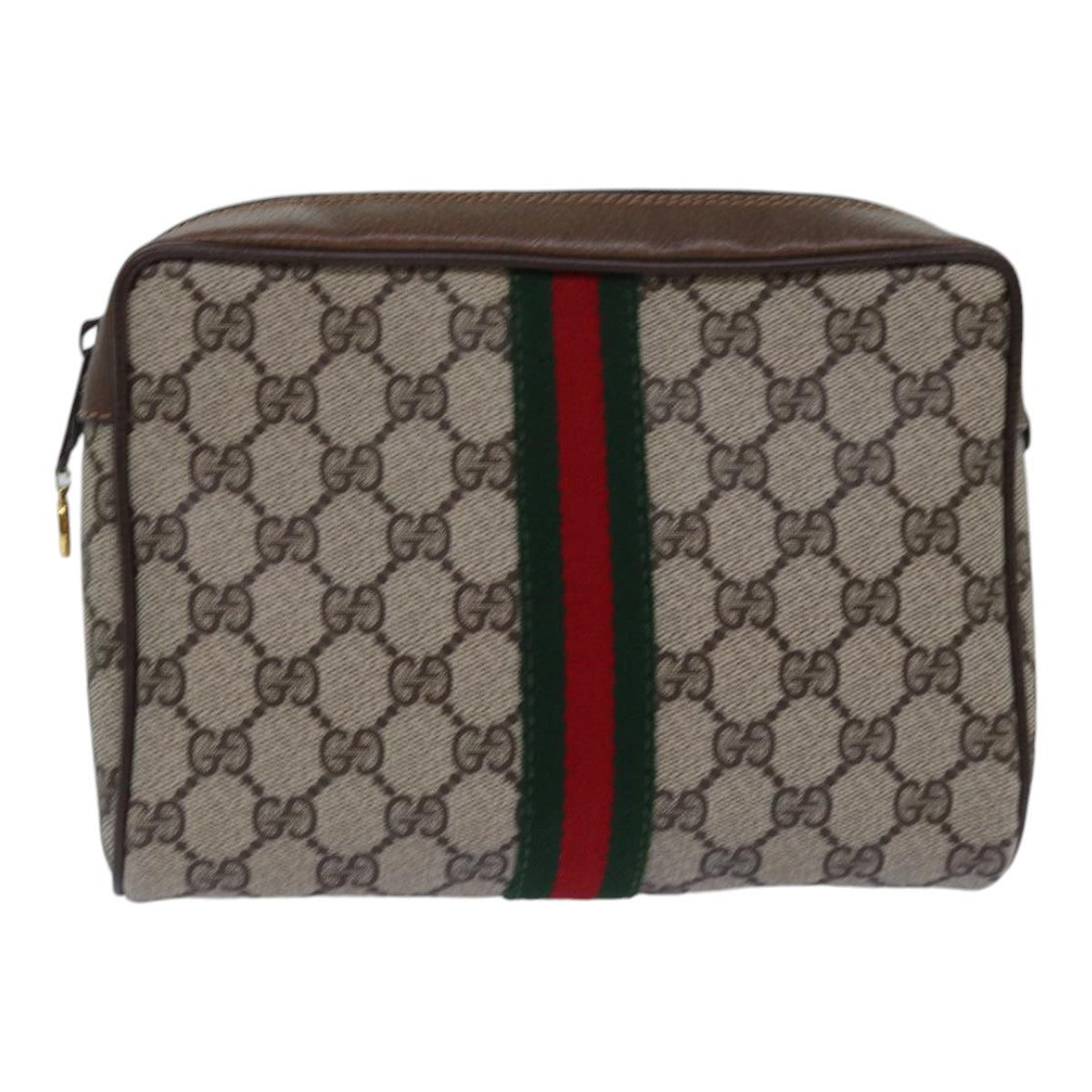 Gucci Leather Canvas Clutch