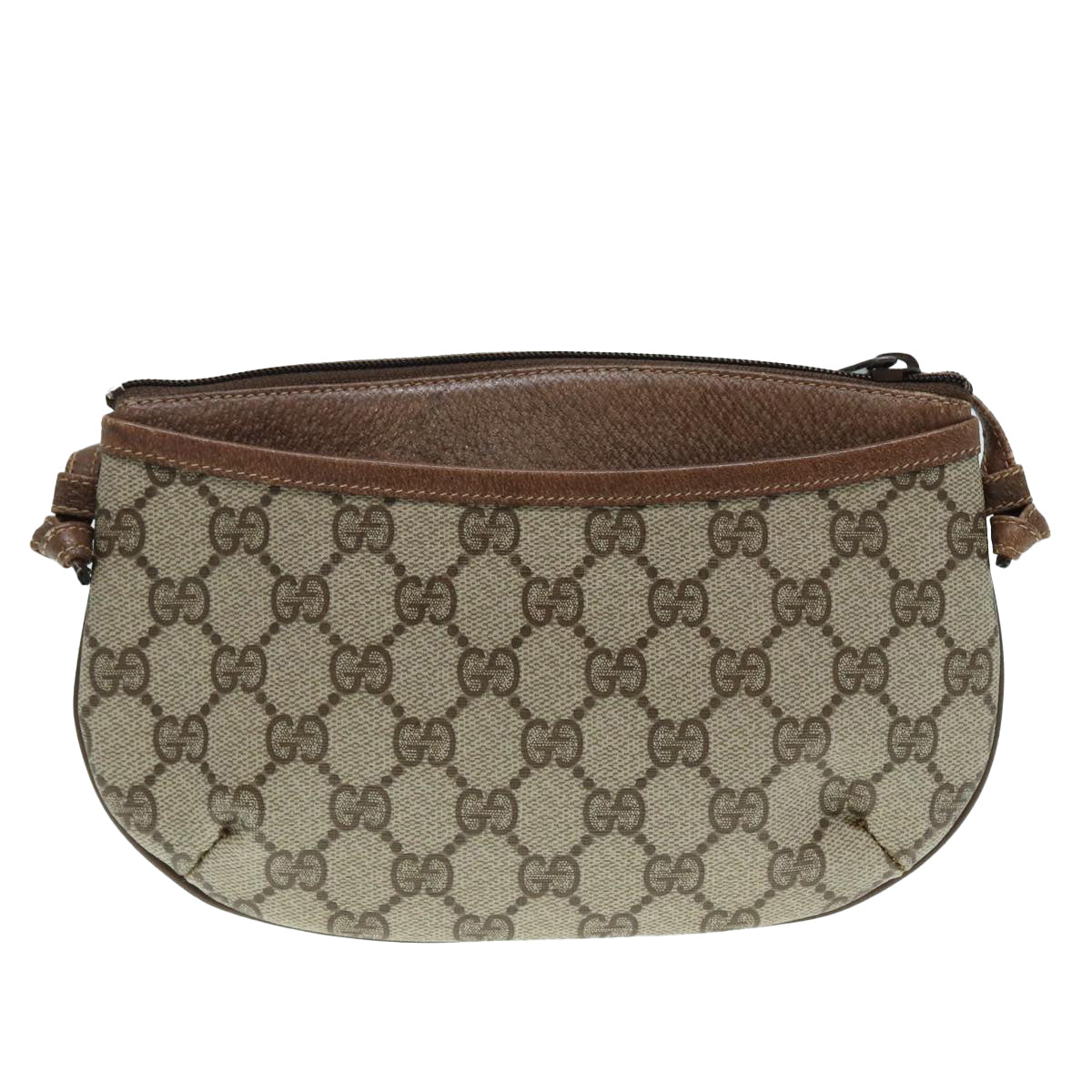 Gucci Leather Canvas Shoulder Bag