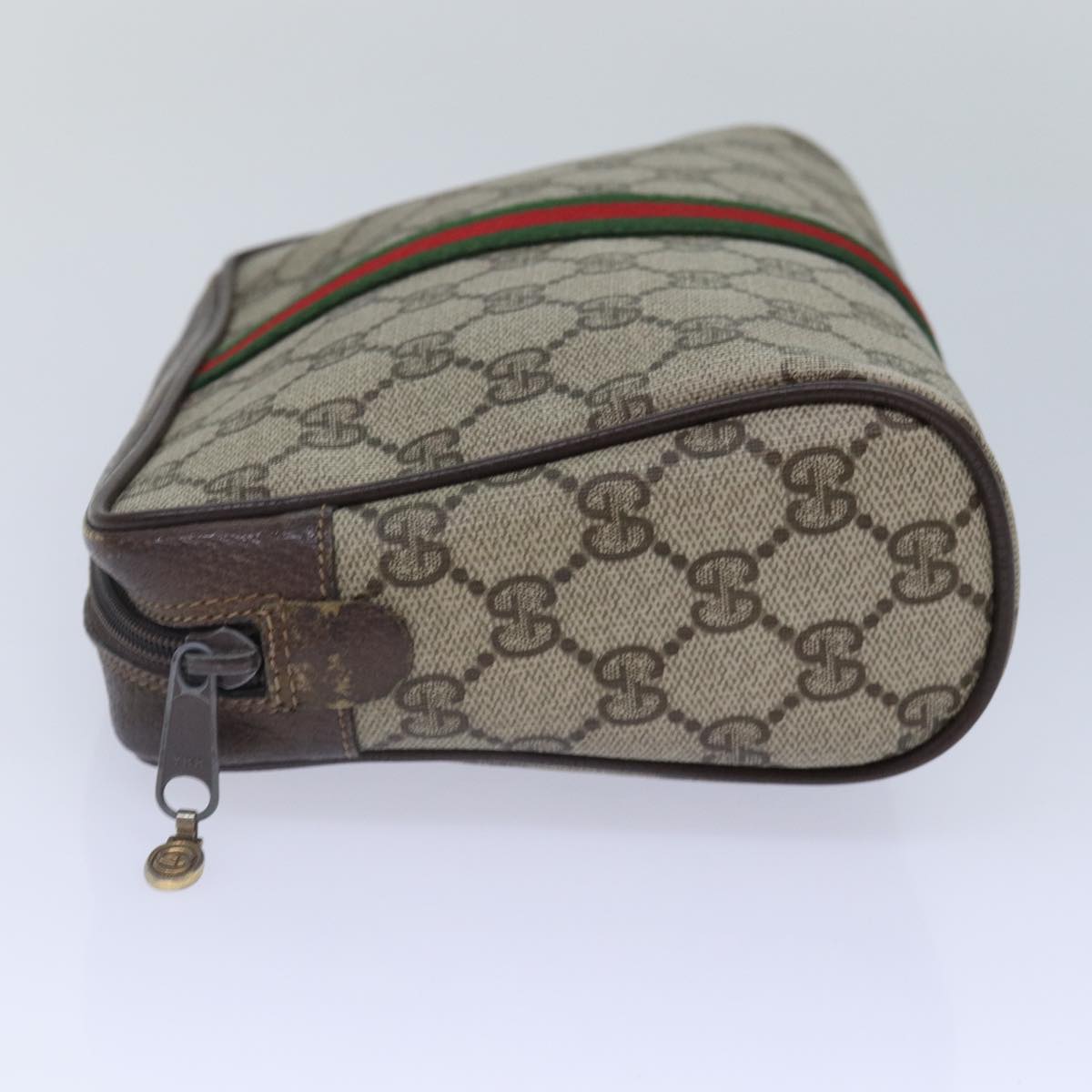 Gucci Leather Canvas Clutch
