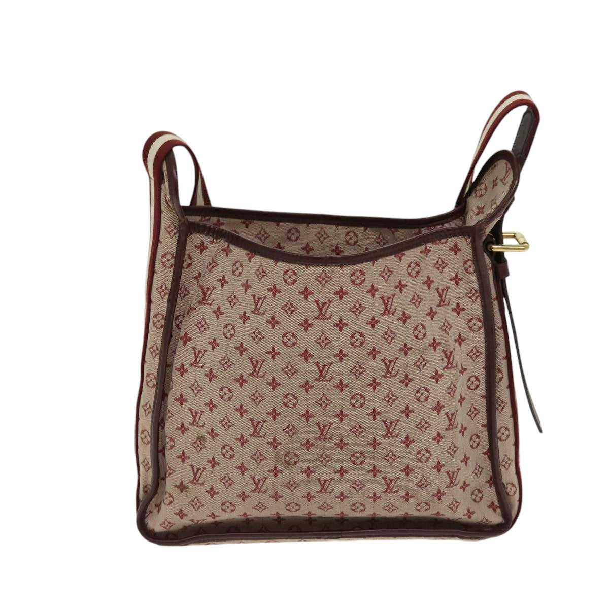LOUIS VUITTON Monogram Mini Besace Mary Kate Bag Red M92321 LV Auth th5233