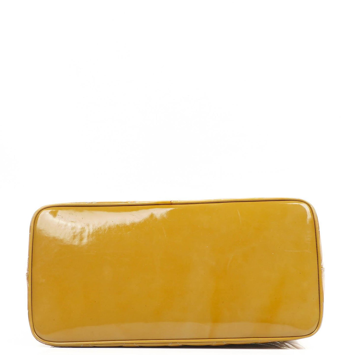 The Chanel Patent Medallion Tote Yellow