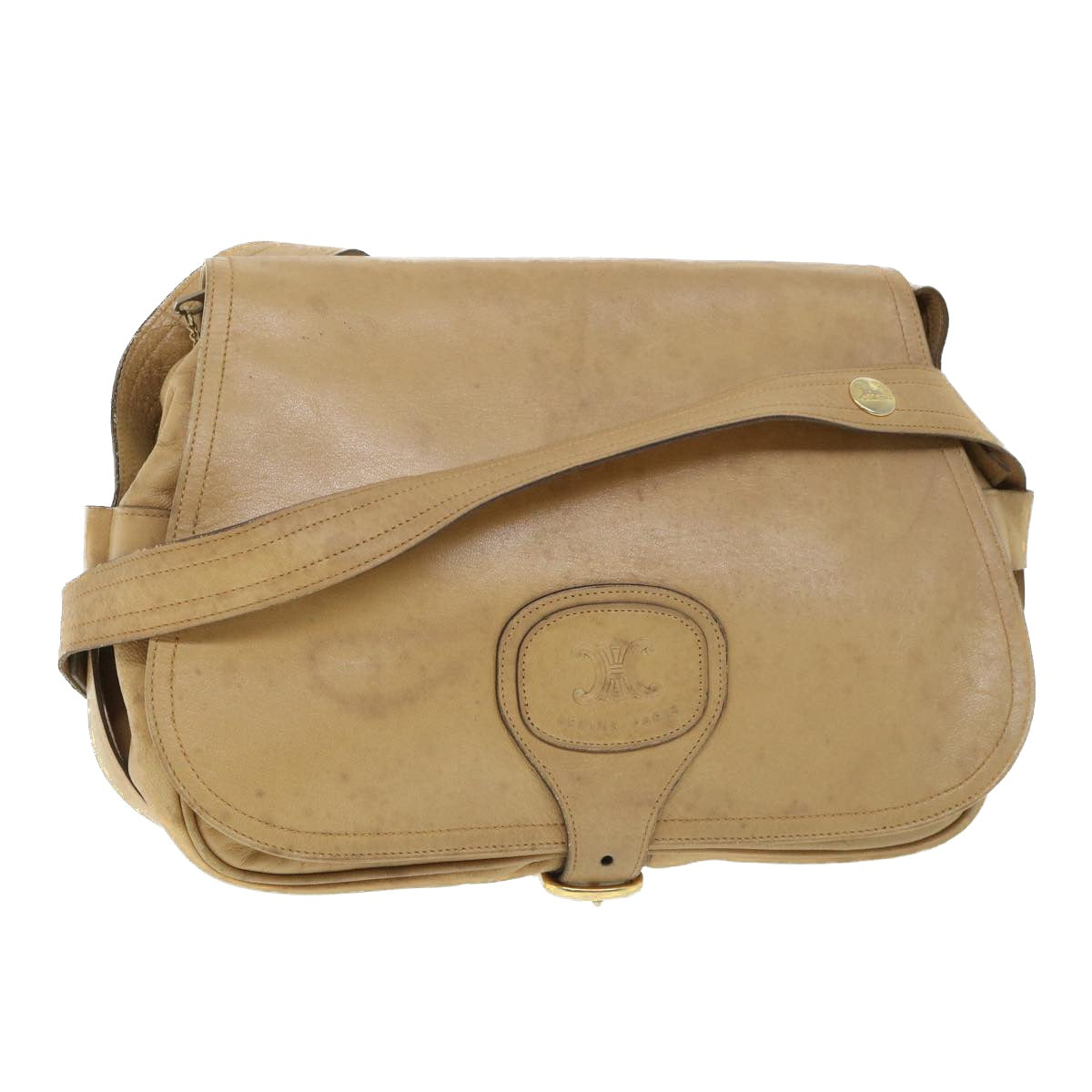 Luxury CELINE Shoulder Bag Beige  ti1236