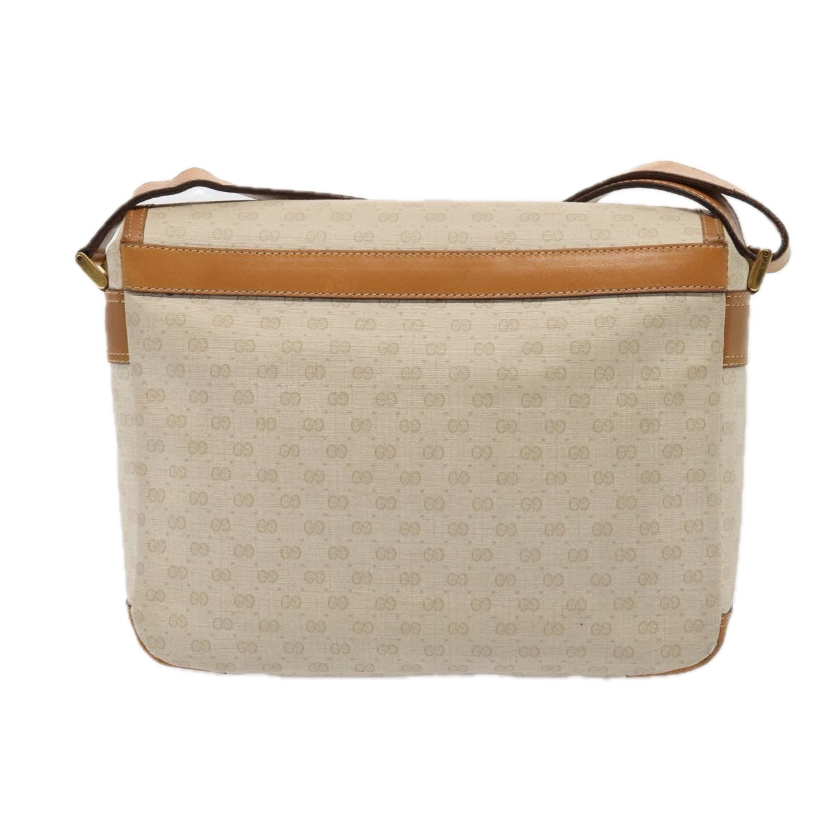 Gucci Leather Canvas Shoulder Bag