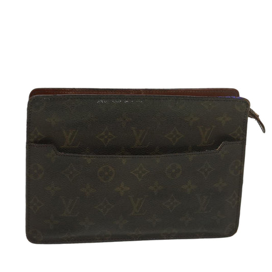 LOUIS VUITTON Monogram Pochette Homme Clutch Bag M51795 LV ti983