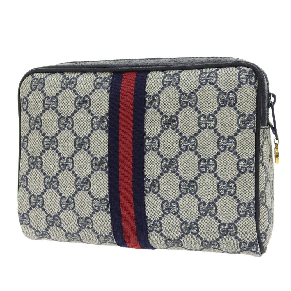 Gucci Sherry Line Pouch Navy