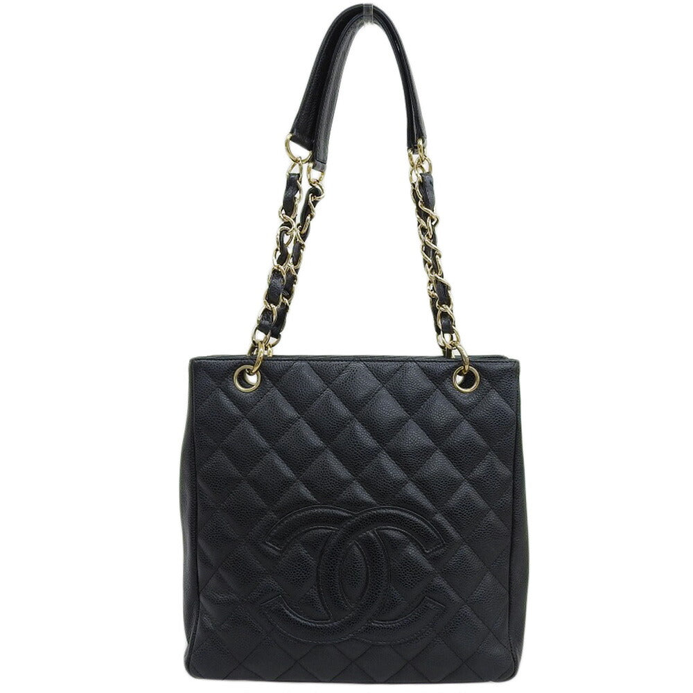 Chanel Caviar Skin Tote Bag Classic Flap