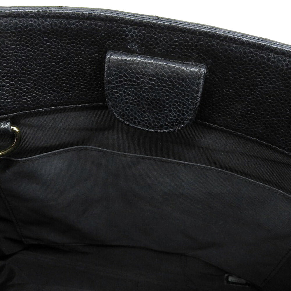 Chanel Caviar Skin Tote Bag Classic Flap