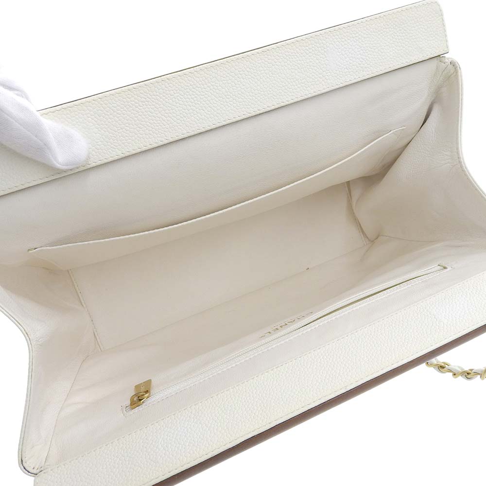 Chanel Caviar Skin Shoulder Bag Classic Flap