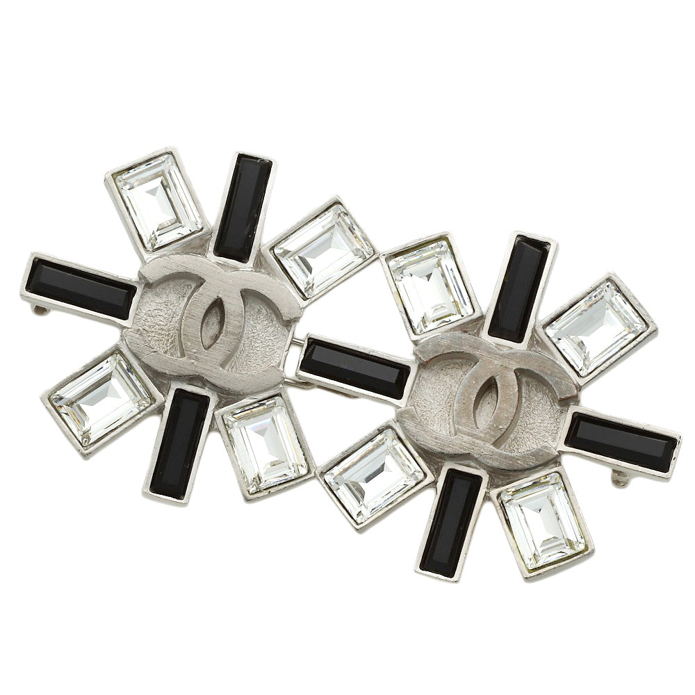 Chanel Metal Rhinestone Brooch 05A Classic Flap Tote