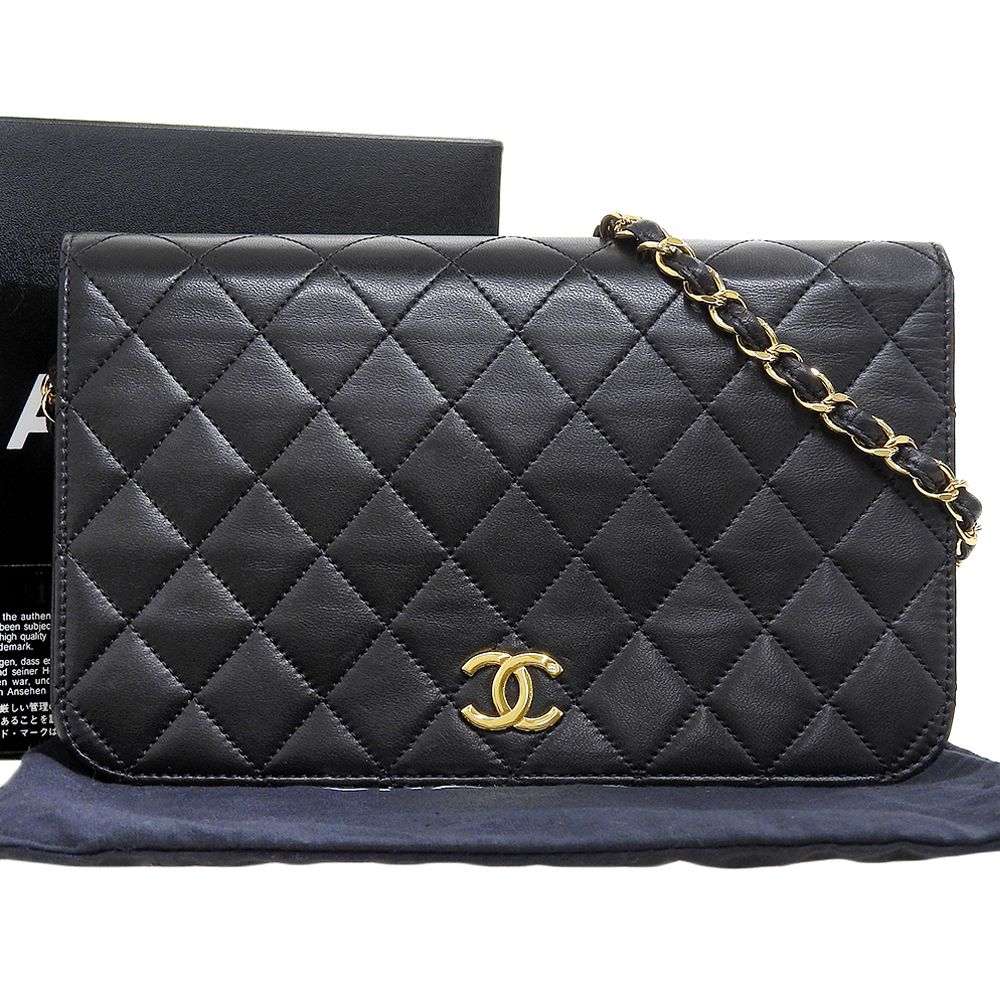 Chanel Matelasse Single Flap Chain Shoulder Bag Classic Flap