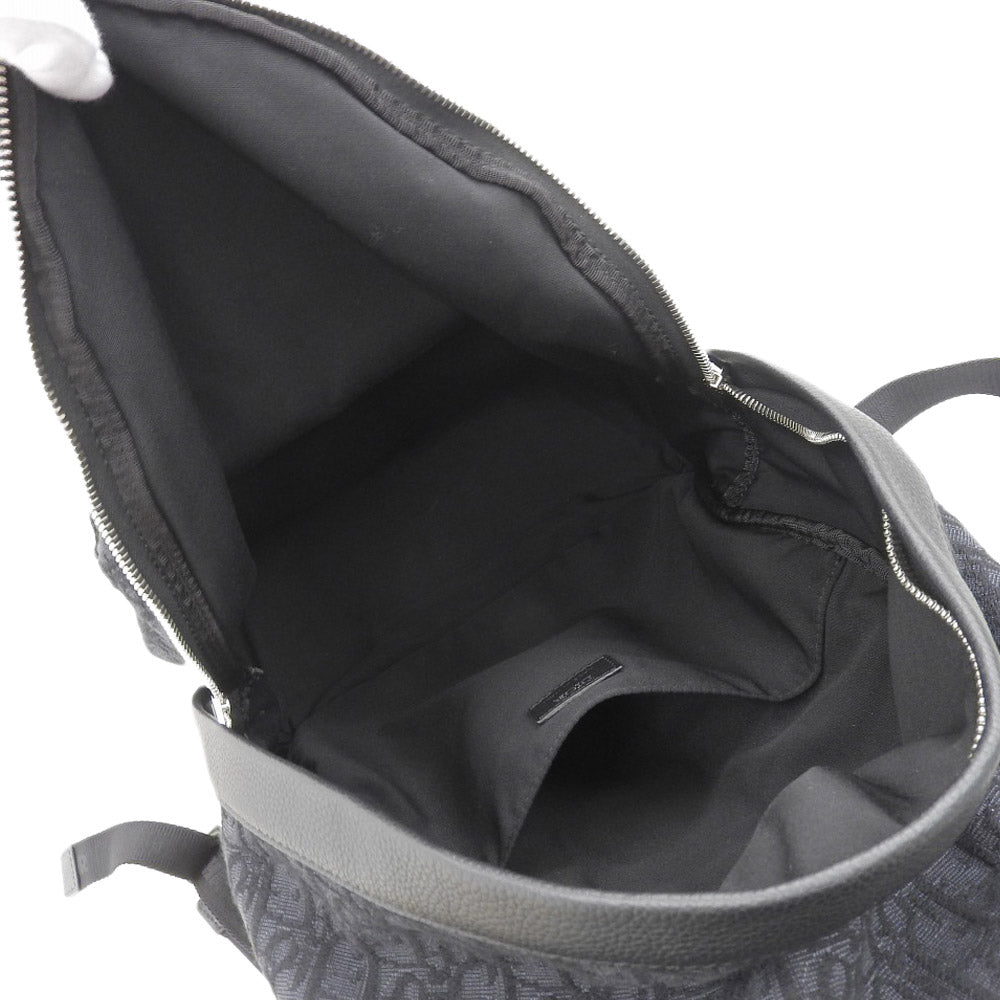 Christian Dior Leather Canvas Backpack 1VOBA088YKY H28E