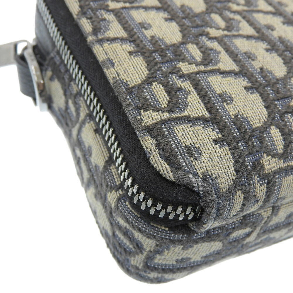Christian Dior Oblique Strap Zip Pouch Crossbody