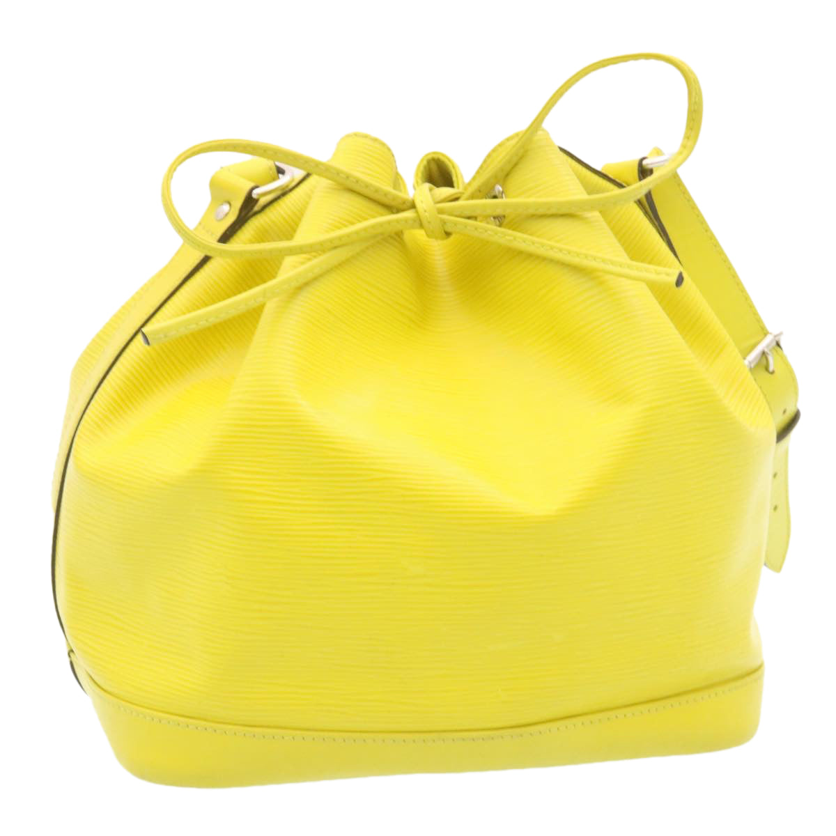 LOUIS VUITTON Epi Petit Noe Shoulder Bag Yellow Pistache M40969 LV  tp041