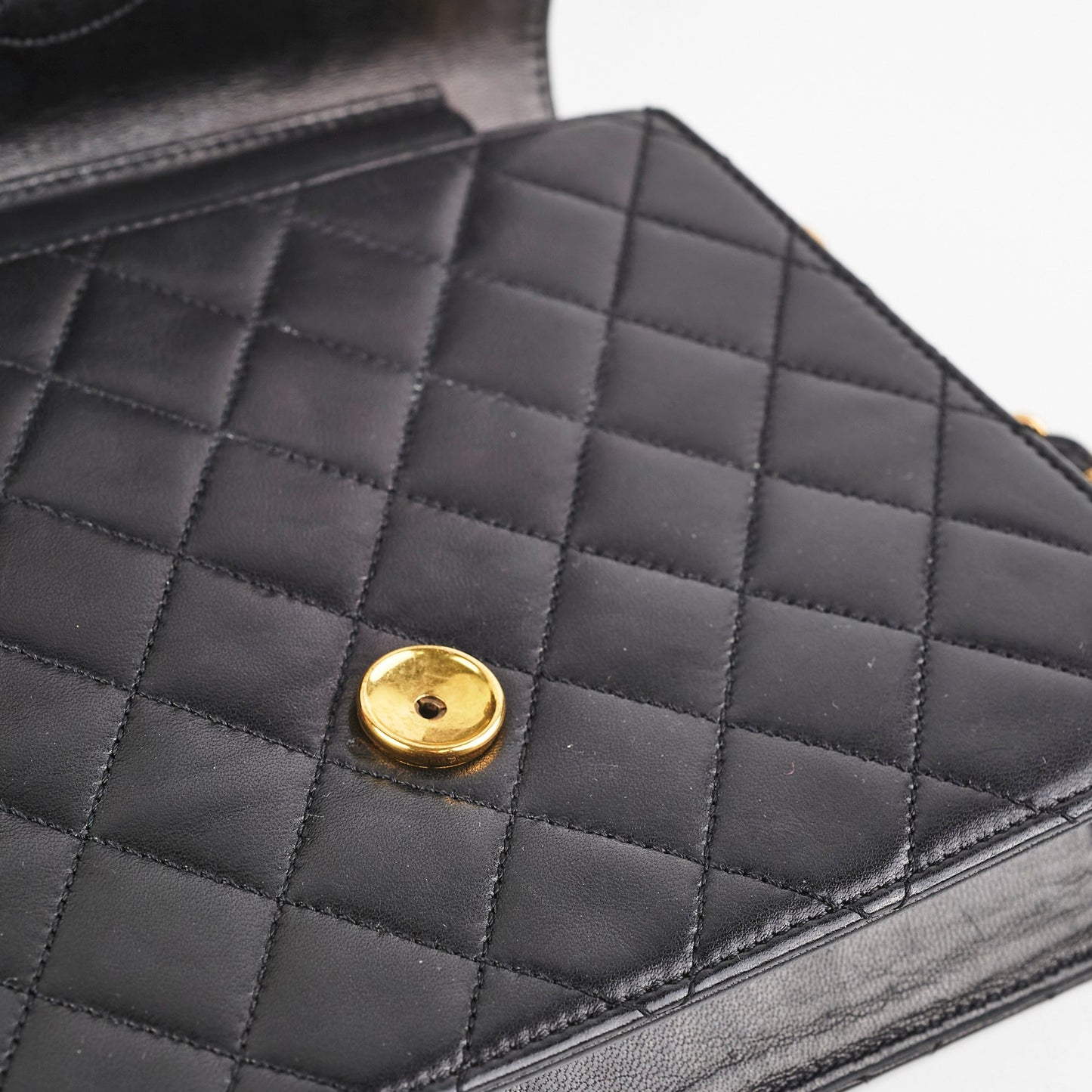 ITEM 29 - Chanel  Square Flap Lambskin Black- Series 5