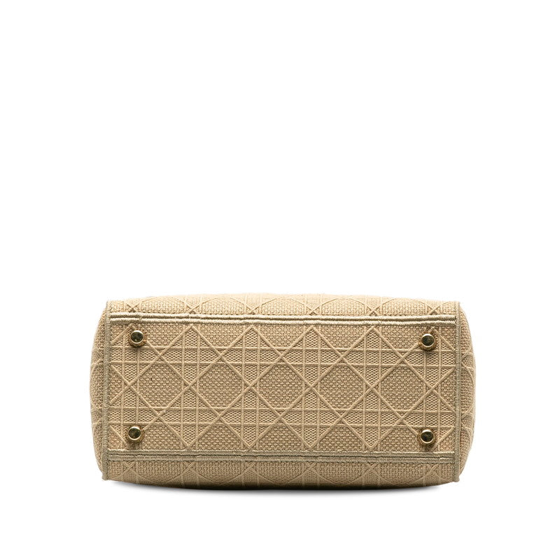 Dior Lady D-Lite Cannage Canvas 2way Bag