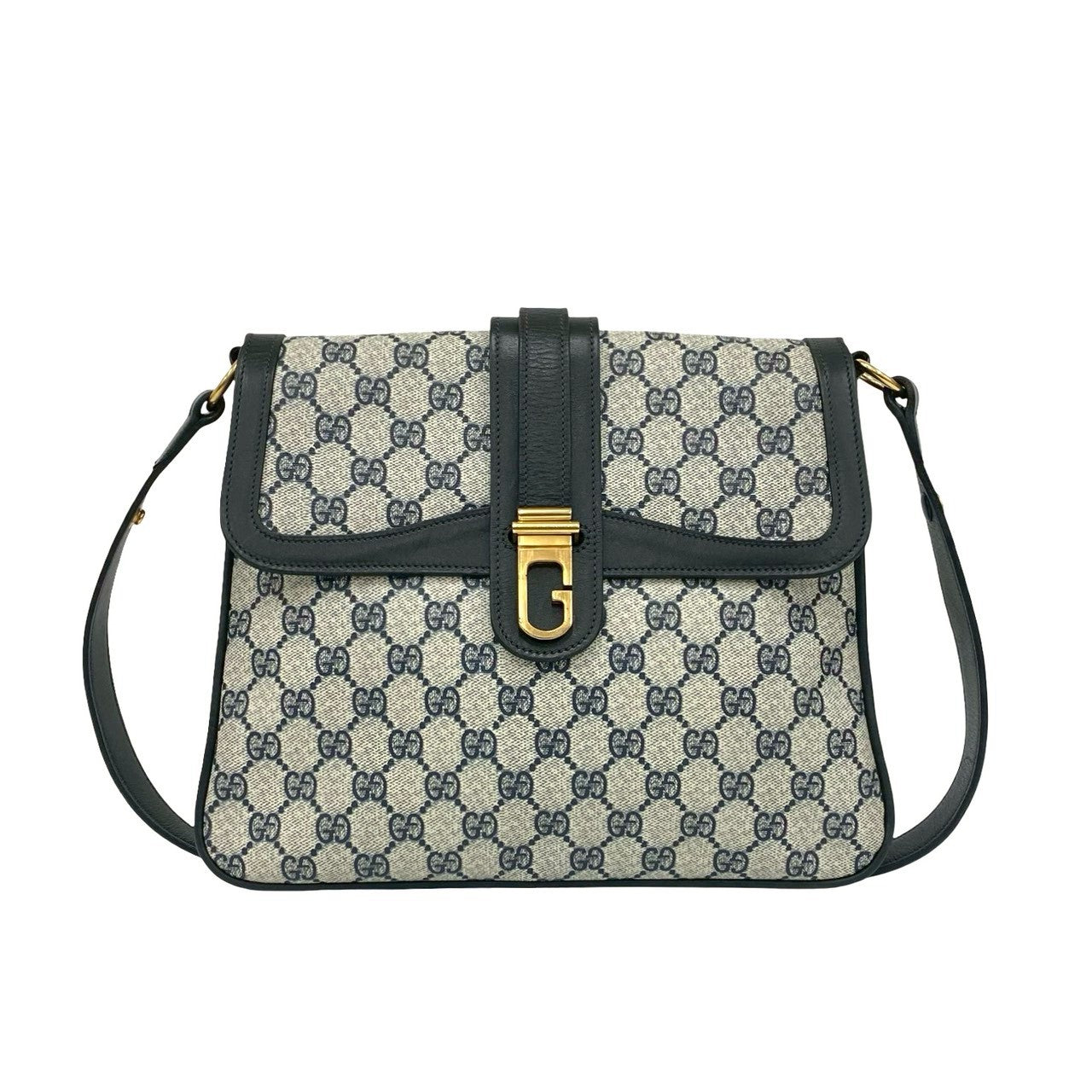 Gucci GG Logo Leather Shoulder Bag