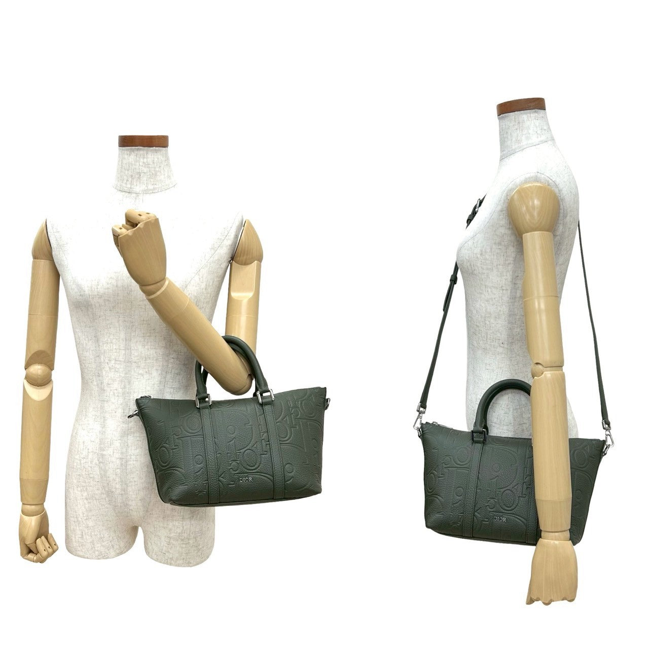 Christian Dior Gravity Weekender PM Leather 2way Bag
